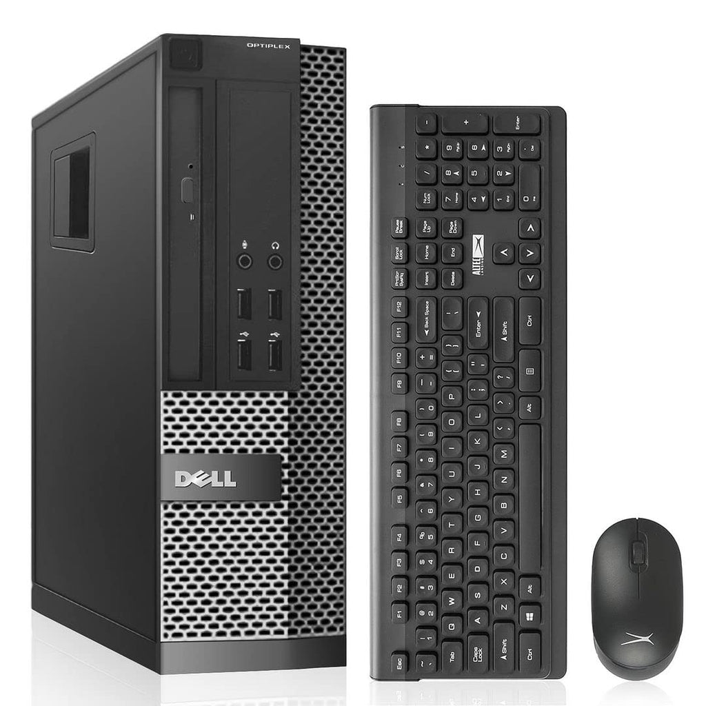 Dell OptiPlex 9010 Enhanced i7 Dual Monitor Desktop Bundle (Renewed)