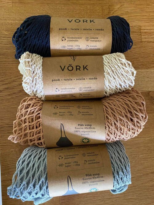 Organic Cotton String Bag VÕRK