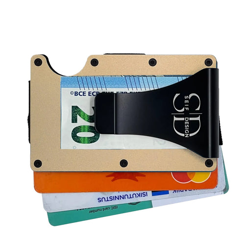 Lite Gold - Card Holder with RFID Blocking